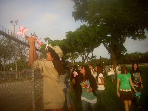 pinwheels in progress