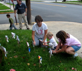 Planting our Pinwheels