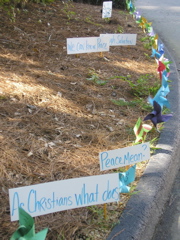 pinwheels outside